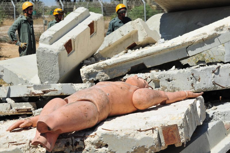 Preparedness exercise with emergency response training materials